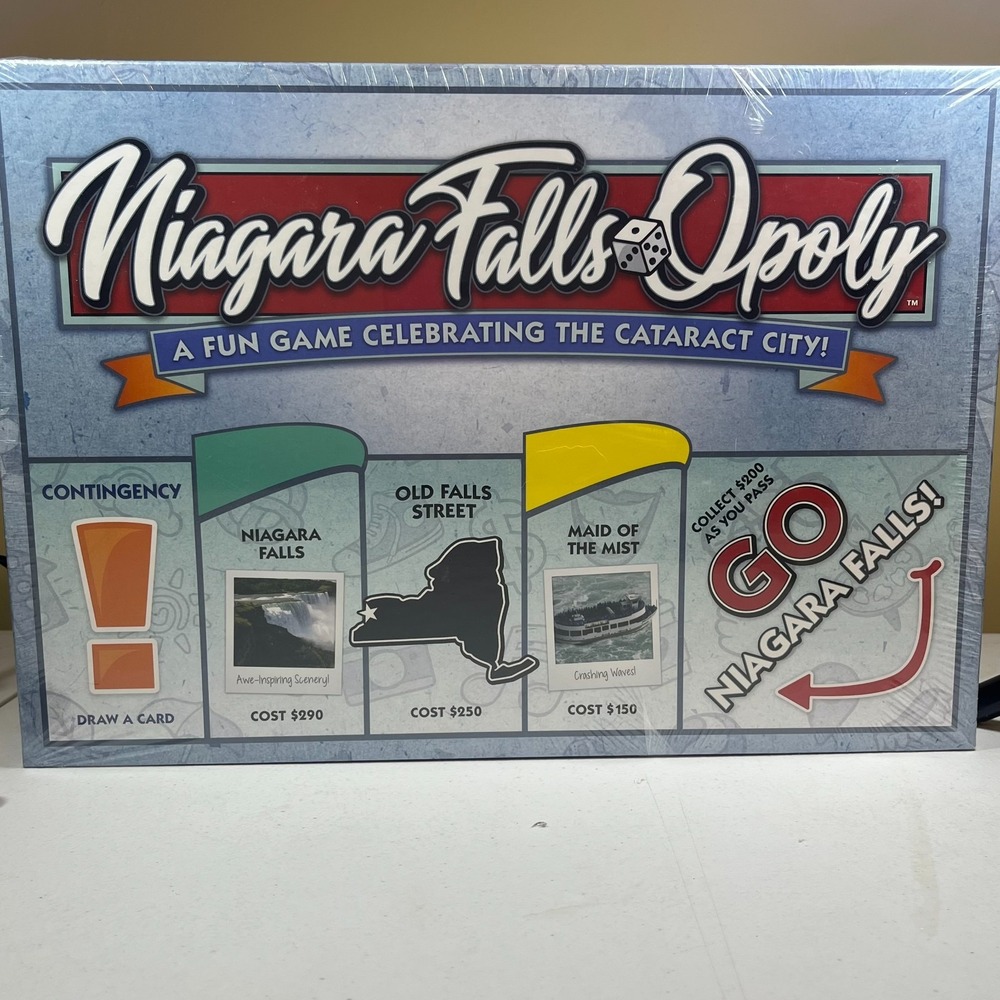 Niagara Falls-Opoly Board Game Sealed New Monopoly Style Made in USA Buffalo